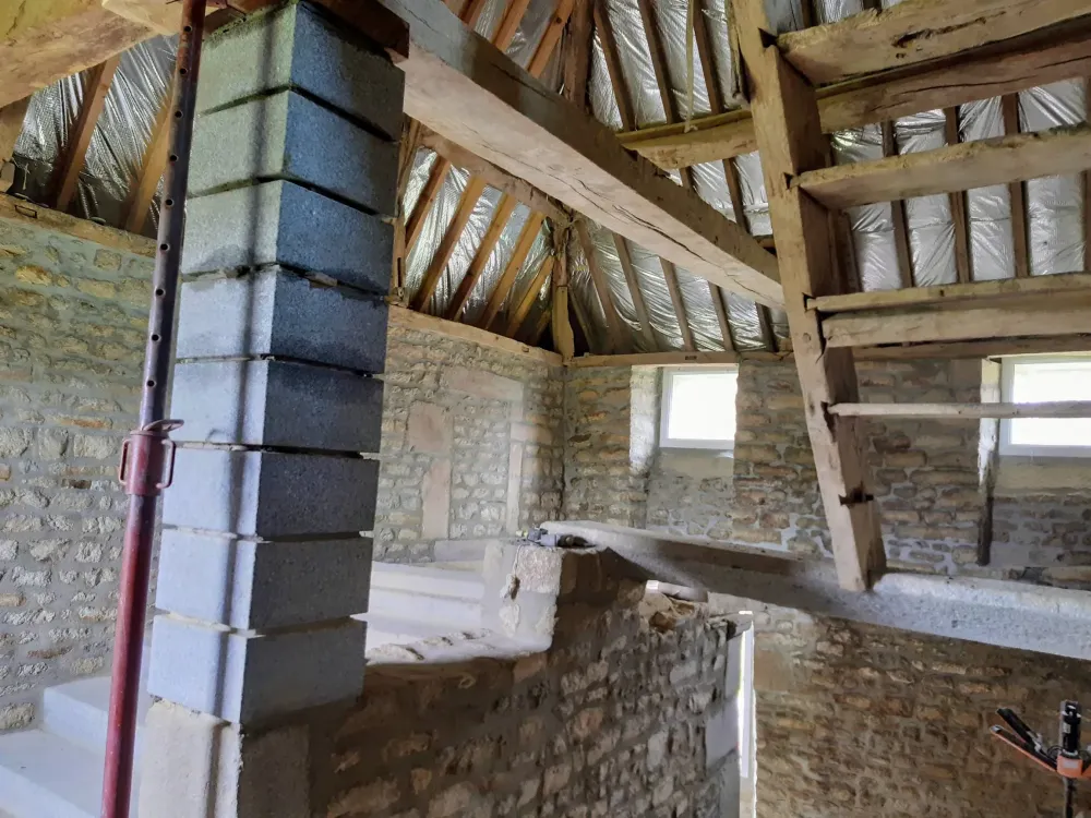 interirieur chantier taille pierre